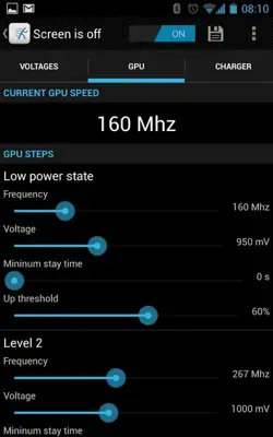 CPU Adjuster android App screenshot 0