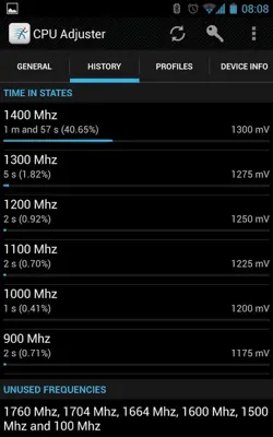 CPU Adjuster android App screenshot 5